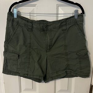 Khaki Women's Cargo Shorts